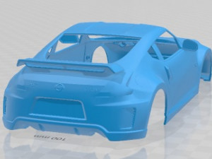 Nissan 370Z Nismo 2009 Printable Body Car Modello di stampa 3D