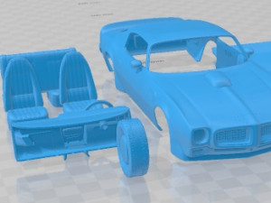 Pontiac Firebird Trans Am 1970 Printable Car Modèles 3D en vedette