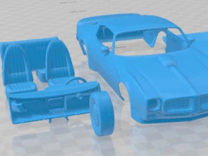 Carro para imprimir Pontiac Firebird Trans Am 1970 Modelo de Impressão 3D