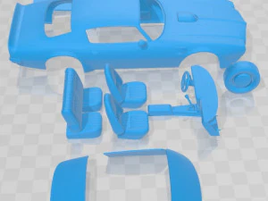 Carro para imprimir Pontiac Firebird Trans Am 1970 Modelo de Impressão 3D