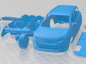 プジョー 5008 2021 印刷可能な車 3Dプリントモデル