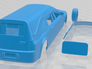 Chrysler 300C Hearse 2009 Printable Car 3D Print Model