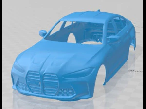 Carro com carroceria imprimível M3 Competition G80 2021 Modelo de Impressão 3D