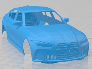 M3 Competition G80 2021 Printable Body Car Modello di stampa 3D