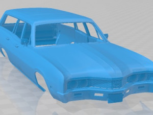 Mercury Montego MX Wagon 1970 Printable Body Car Modèles 3D en vedette