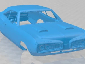 Dodge Coronet Super Bee 1970 Printable Body Car 3D Print Model