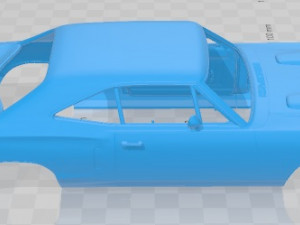 Dodge Coronet Super Bee 1970 Printable Body Car Model do druku 3D