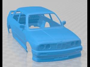M3 E30 1985 Printable Body Car 3D-Druckmodell
