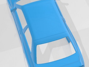 M3 E30 1985 Printable Body Car 3D-Druckmodell