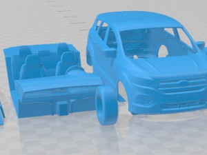 Kuga 2018 Printable Car Modelo de Impressão 3D