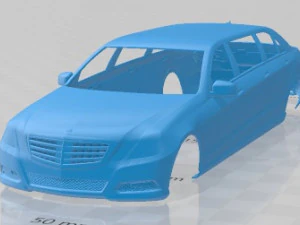 Mercedes Benz E Class Binz Limousine 2009 Printable Body Car 3D Print Model