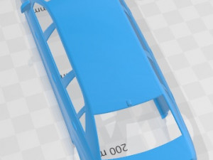 Mercedes Benz E Class Binz Limousine 2009 Printable Body Car Modelo de impresión 3D