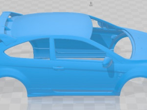 Focus RS 2009 Printable Body Car 3D प्रिंट मॉडल