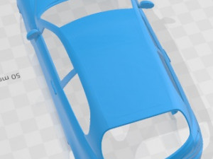 Alfa Romeo 147 3 Doors 2009 Printable Body Car 3D प्रिंट मॉडल