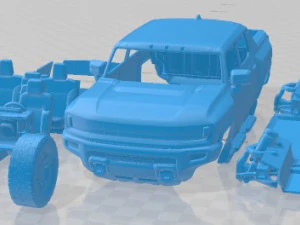 Hummer EV 2022 Yazdırılabilir Araba 3D Baskı Modeli