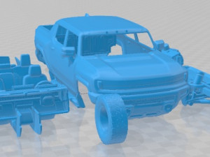 Hummer EV 2022 Printable Car Modello di stampa 3D