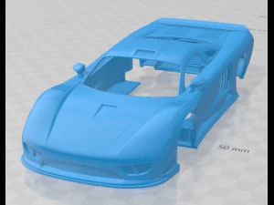 Saleen S7 Twin Turbo 2009 Printable Body Car 3D Print Model