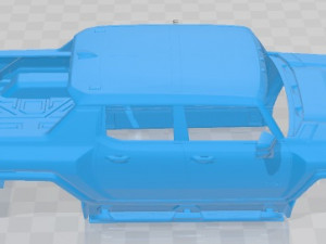 Hummer EV 2022 Printable Body Car 3D Print Model
