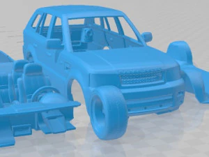 Range Rover Sport 2009 Printable Car 3D Print Model