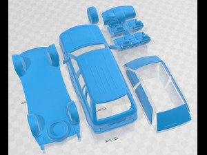 Range Rover Sport 2009 Printable Car 3D-printmodel