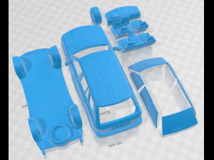 Range Rover Sport 2009 Printable Car 3D Print Model