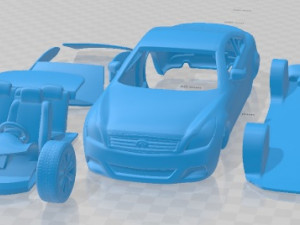 Infiniti Q60 G37 Coupe 2009 Printable Car 3D-printmodel