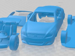 英菲尼迪 Q60 G37 Coupe 2009 可打印汽车 3D 打印模型