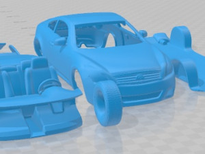 Infiniti Q60 G37 Coupe 2009 Printable Car 3D 프린트 모델