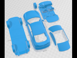 Infiniti Q60 G37 Coupe 2009 Printable Car 3D 프린트 모델