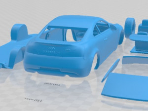 Infiniti Q60 G37 Coupe 2009 Printable Car 3D 프린트 모델