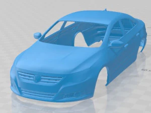 Volkswagen Passat CC 2009 Printable Body Car 3D Print Model