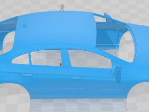 Volkswagen Passat CC 2009 Printable Body Car Modèles 3D en vedette