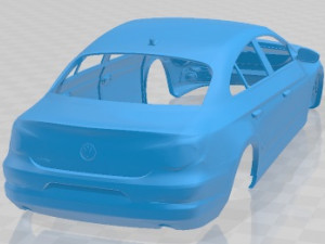 Volkswagen Passat CC 2009 Printable Body Car Modèles 3D en vedette