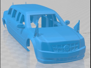 Cadillac US Presidential State Car 2009 Printable Body Car 3D Принт Модель