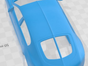 Bugatti Galibier 2009 Printable Body Car 3D Print Model