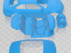 M3 E46 CSL Printable Car 3D प्रिंट मॉडल