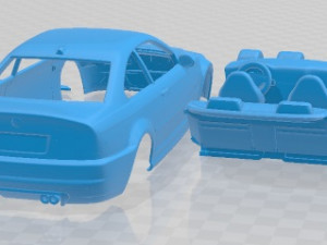 M3 E46 CSL Printable Car 3D प्रिंट मॉडल