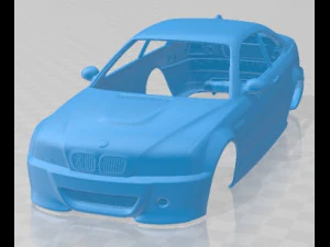 Автомобиль M3 E46 CS с кузовом для печати 3D Принт Модель