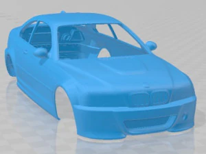 M3 E46 CS Printable Body Car 3D Print Model