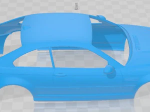 M3 E46 CS Printable Body Car 3D Print Model