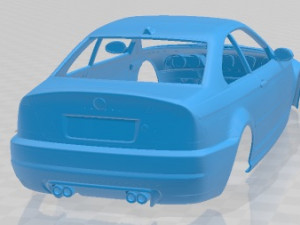 M3 E46 CS Printable Body Car 3D प्रिंट मॉडल