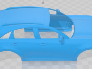 Infiniti FX S51 2008 Printable Body Car 3D 打印模型