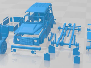 Land Rover Defender Works V8 Printable Car 3D Print Model