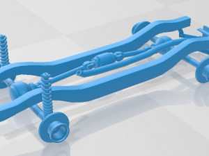Land Rover Defender Works V8 Printable Car 3D-printmodel