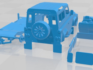 Land Rover Defender Works V8 Printable Car 3D Print Model