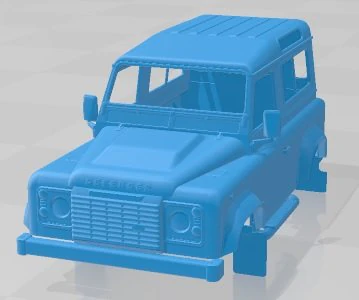 Land Rover Defender Works V8 Printable Body Car 3D Print Model .c4d .max .obj .3ds .fbx .stl .blend 