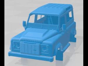 Land Rover Defender Works V8 Printable Body Car 3D Print Model