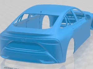Toyota Mirai 2022 Printable Body Car 3D प्रिंट मॉडल