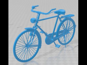 Modelo de bicicletas vintage 1 para impress&atilde;o Modelo de Impressão 3D