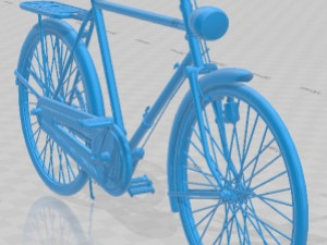 Vintage Bicycles Model 1 Printable 3D 打印模型